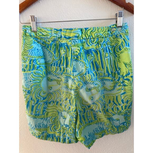 Lilly Pulitzer Inc Vintage 1960s MEN'S DIVISION Lion Cotton Shorts S White Label - Picture 7 of 11